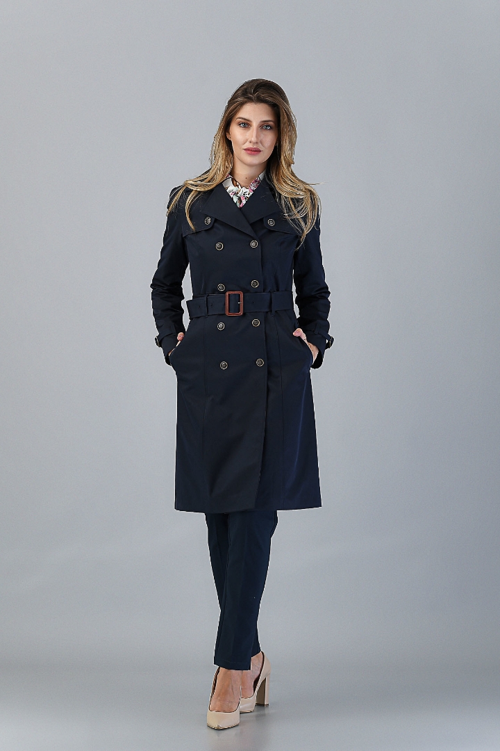 Imagine Trench Ela Bleumarin
