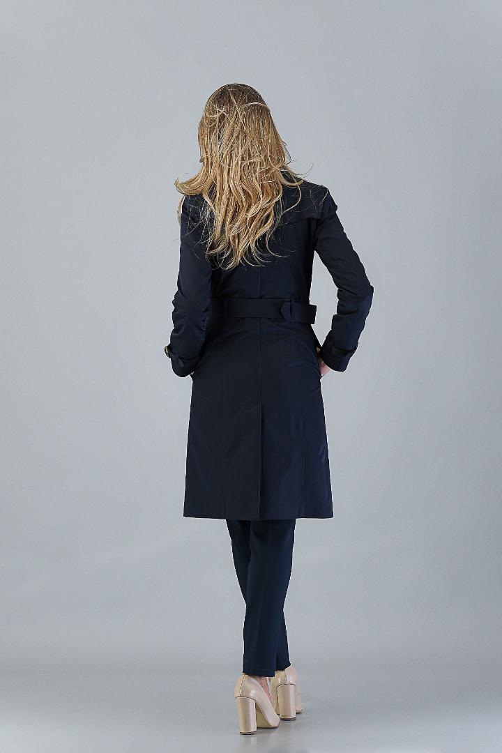 Imagine Trench Ela Bleumarin