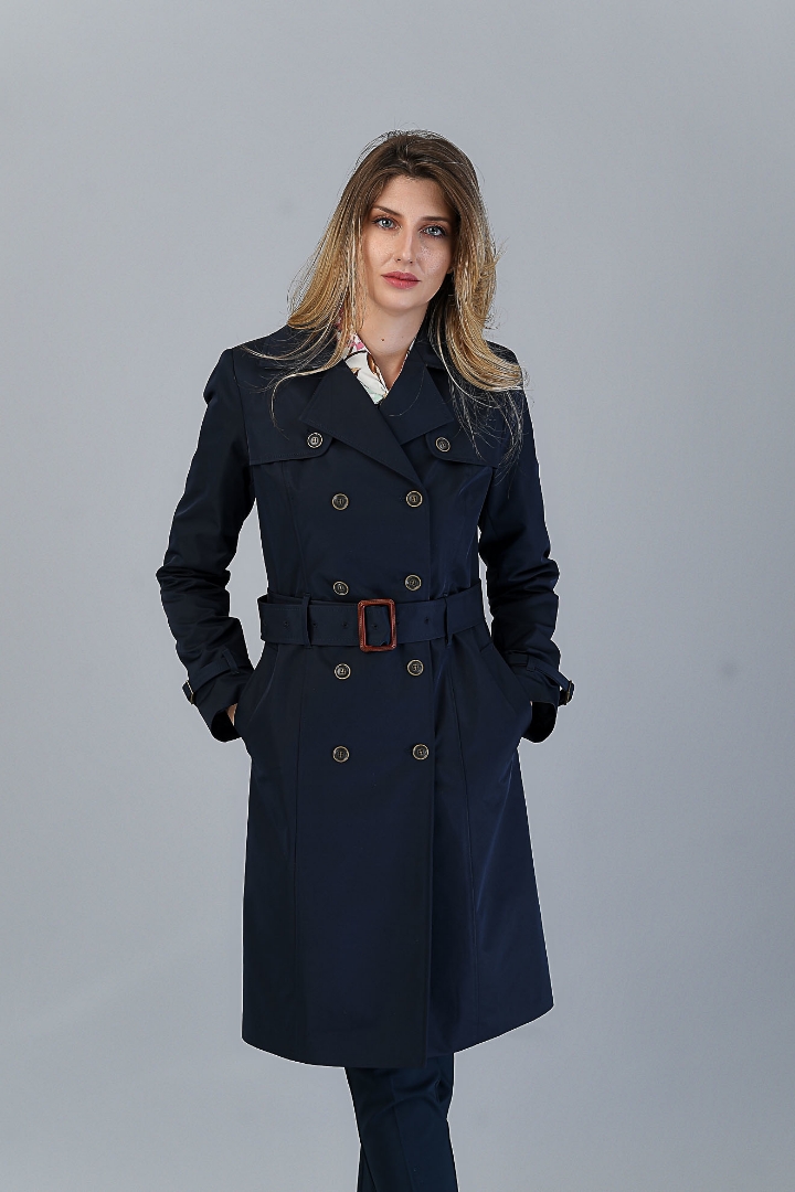 Imagine Trench Ela Bleumarin