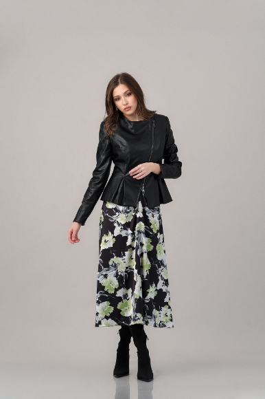 Imagine Rochia Mika cu imprimeu fistic