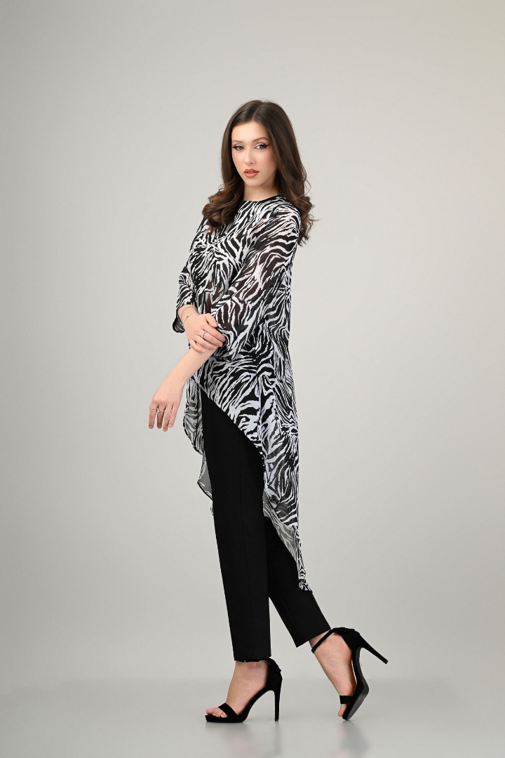 Imagine Bluza Karina cu imprimeu negru