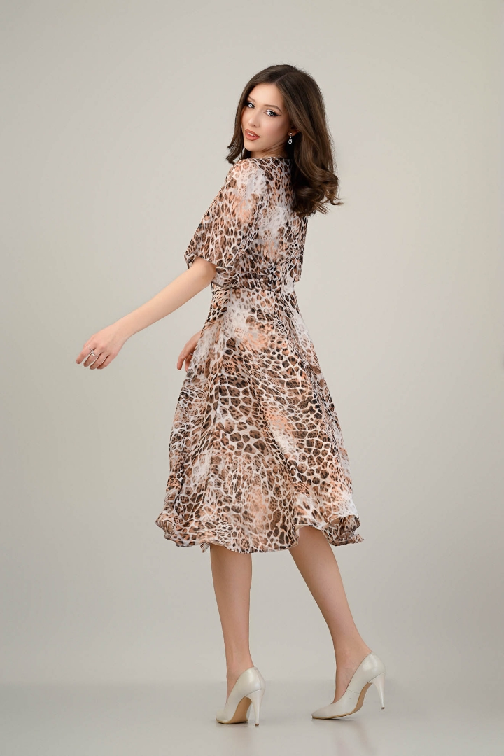 Imagine Rochia Giuliana cu imprimeu animal