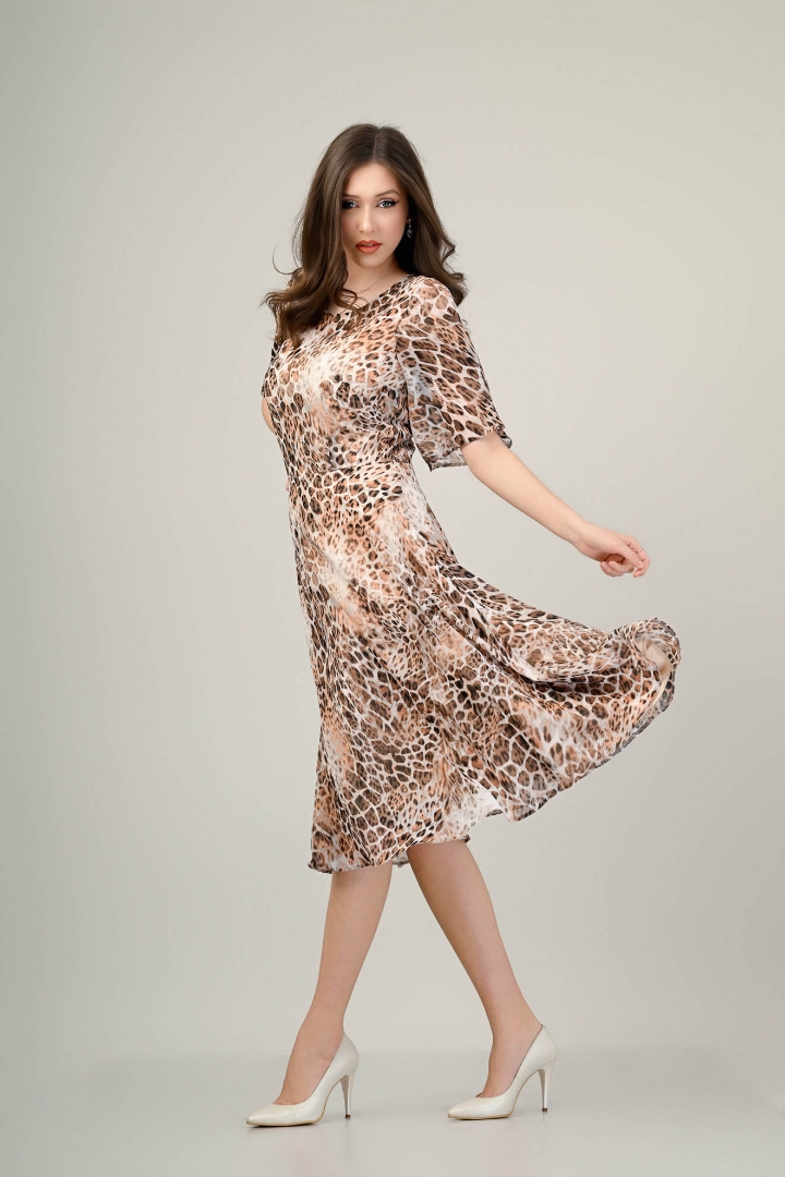 Imagine Rochia Giuliana cu imprimeu animal