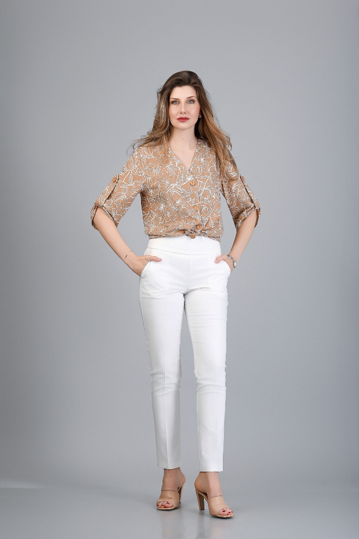 Imagine Bluza Anabel imprimeu bej