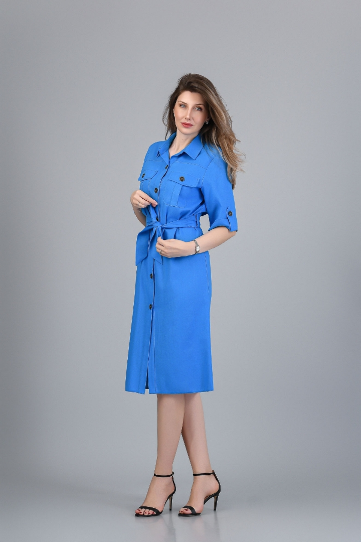 Imagine Rochia Anemona albastra