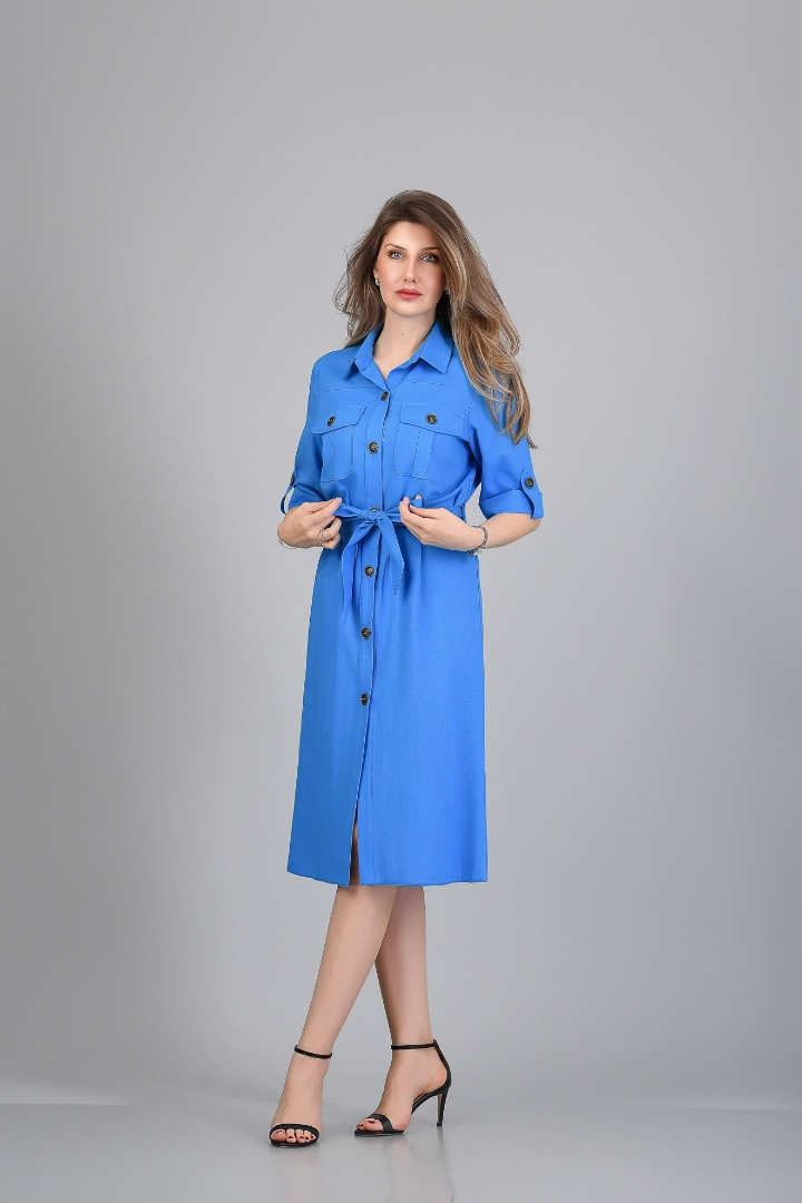 Imagine Rochia Anemona albastra