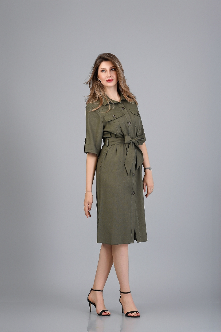 Imagine Rochia Anemona kaki