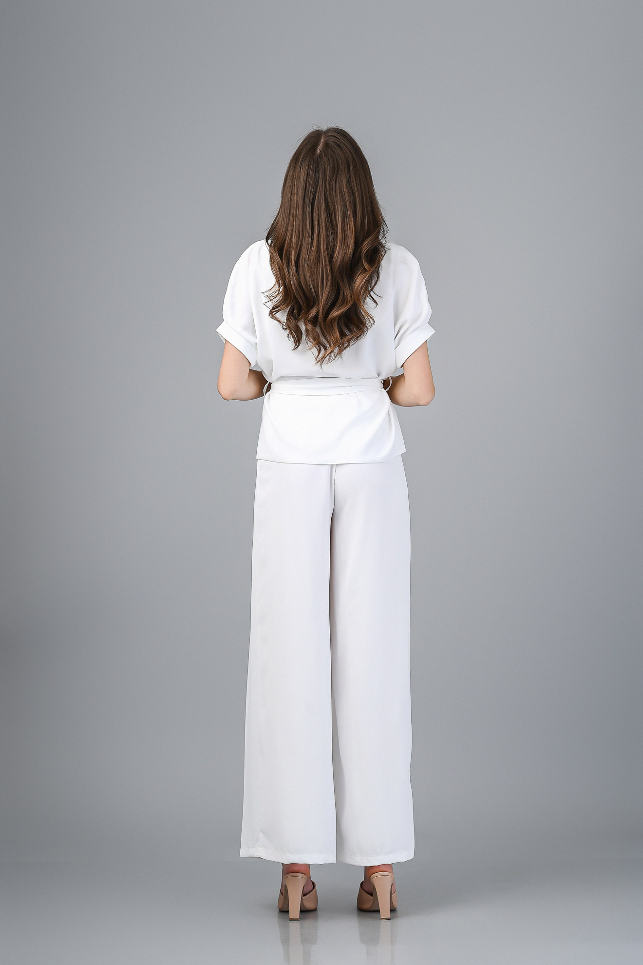 Imagine Pantalon Luiza Alb