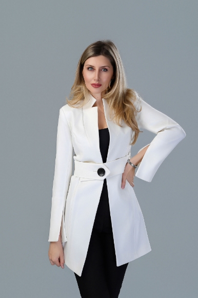 Imagine Sacoul Francesca Alb