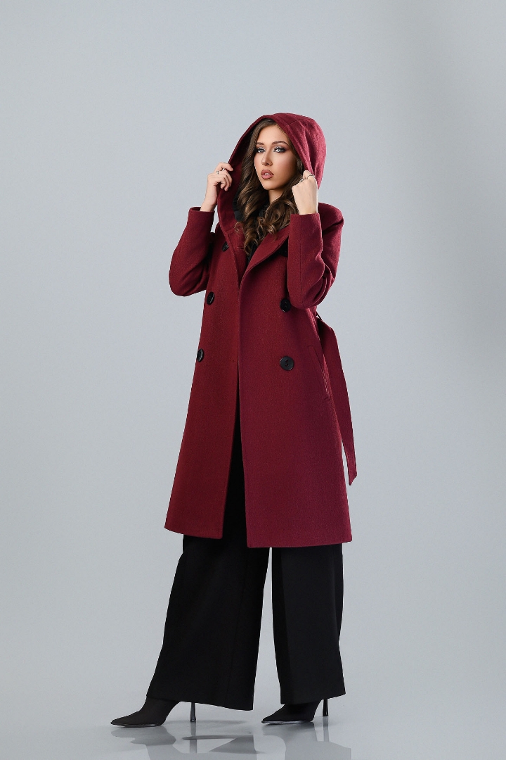 Imagine Palton Ana Burgundy