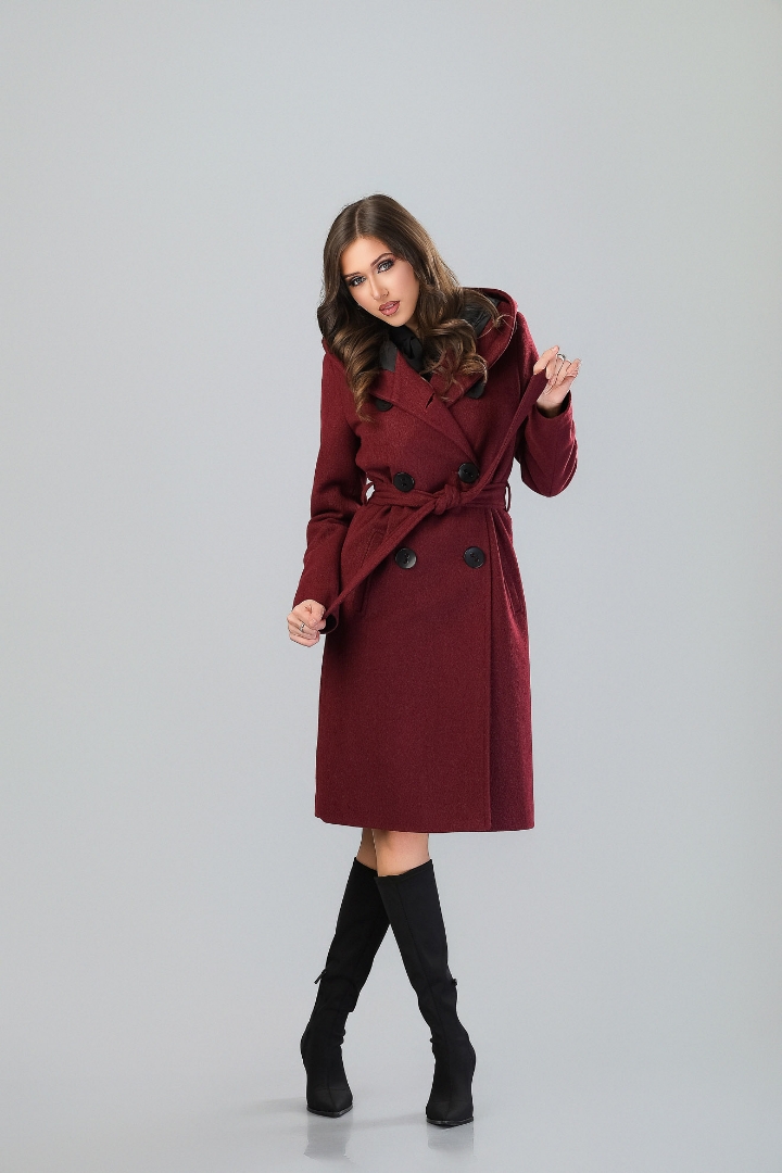 Imagine Palton Ana Burgundy