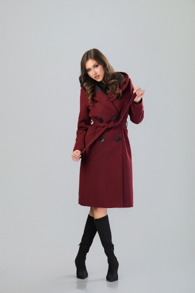 Imagine Palton Ana Burgundy