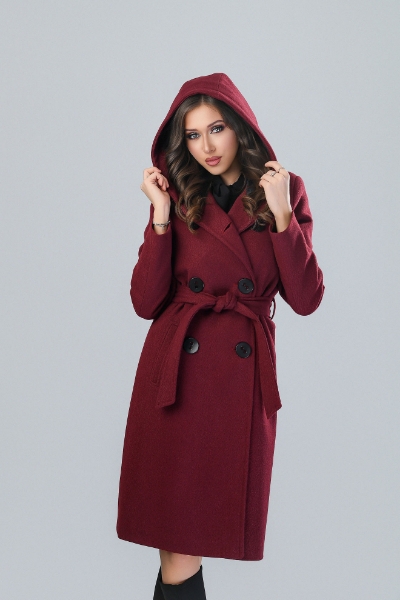 Imagine Palton Ana Burgundy