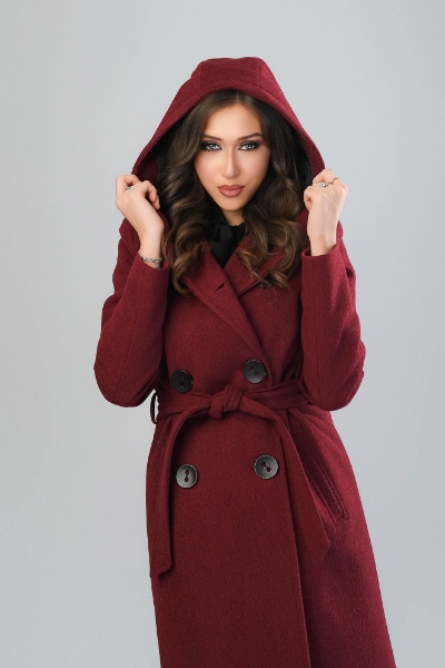 Imagine Palton Ana Burgundy
