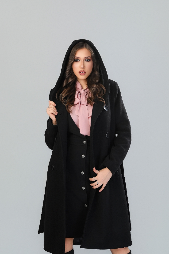 Imagine Palton Ana Negru