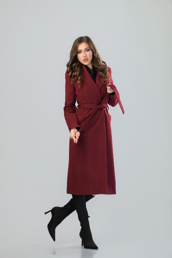 Imagine Palton Manuela Burgundy