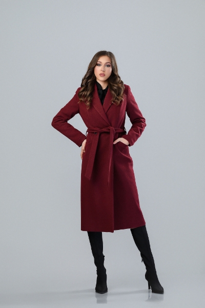 Imagine Palton Manuela Burgundy