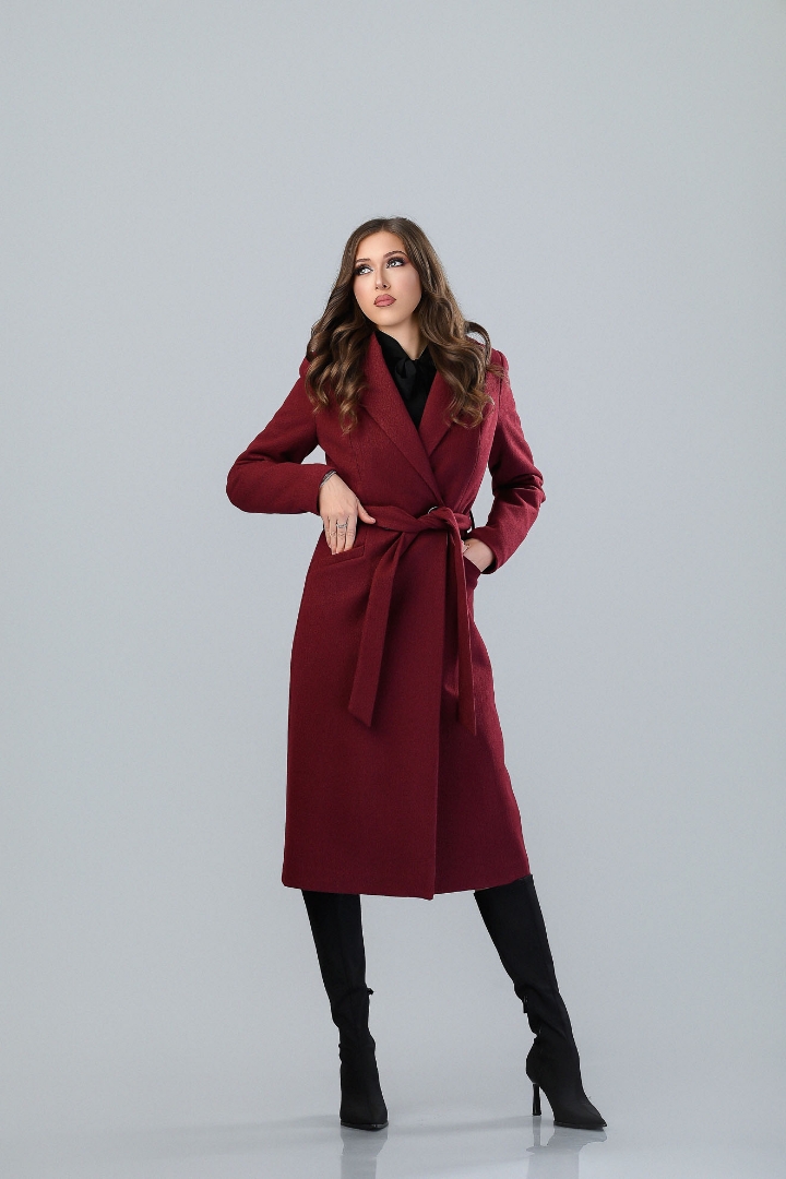 Imagine Palton Manuela Burgundy