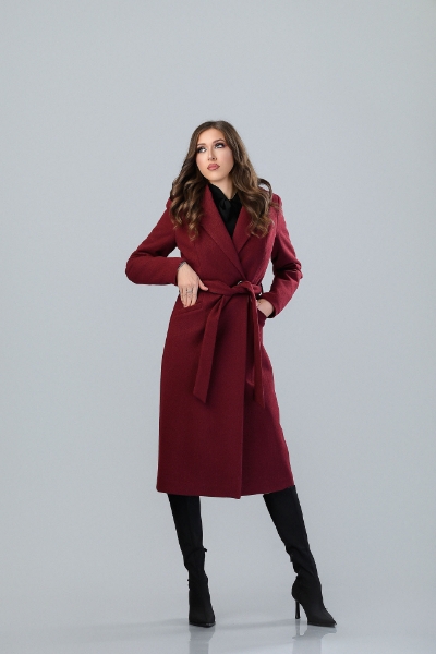 Imagine Palton Manuela Burgundy