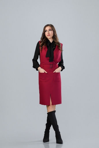 Imagine Sarafan Amy Burgundy