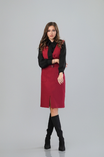 Imagine Sarafan Amy Burgundy