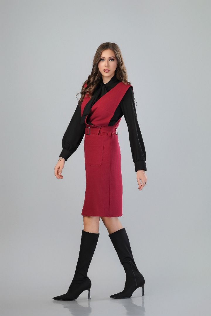 Imagine Sarafan Amy Burgundy