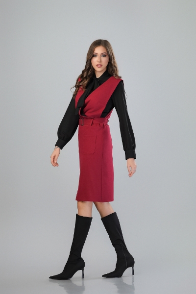 Imagine Sarafan Amy Burgundy