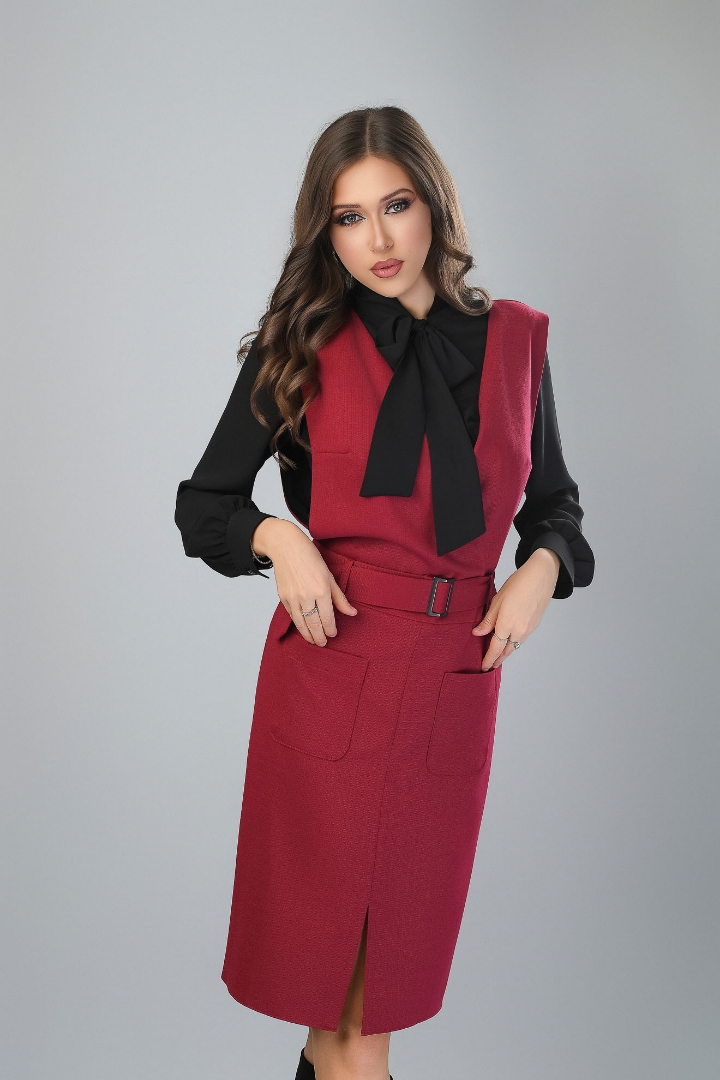 Imagine Sarafan Amy Burgundy