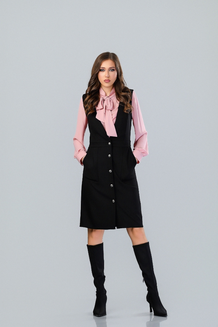 Imagine Sarafan Francie Negru