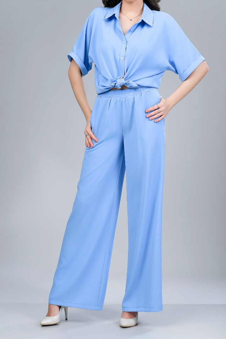 Imagine Pantalon Flara Bleu