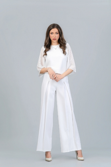 Imagine Pantalon Luisa Alb