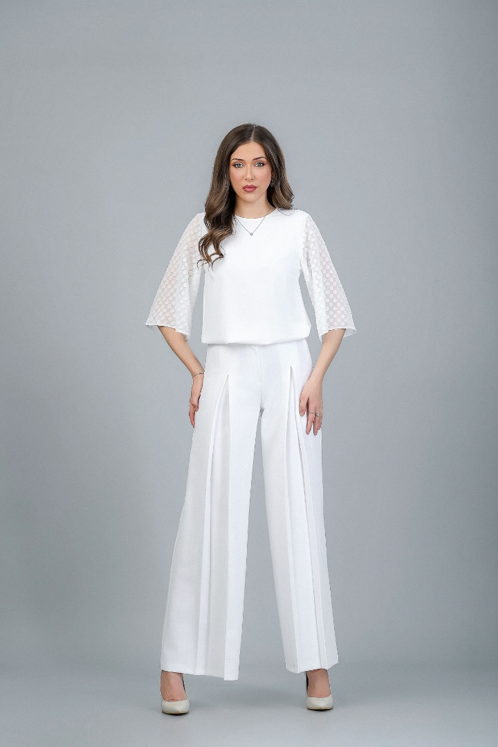 Imagine Pantalon Luisa Alb