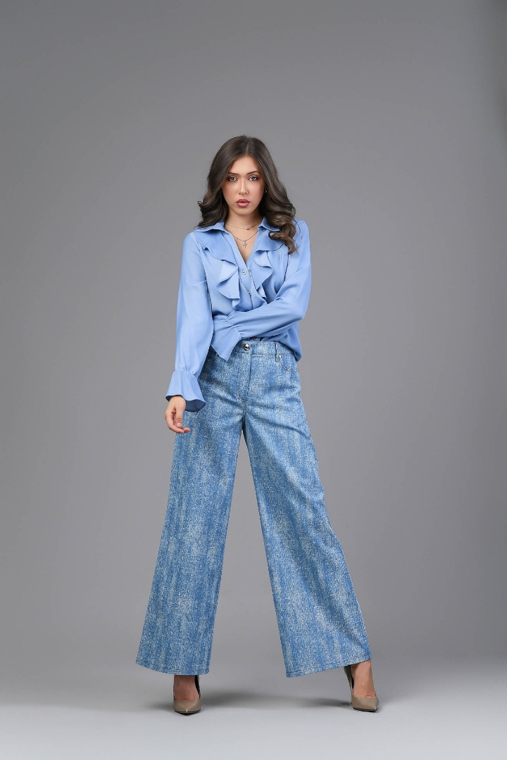 Imagine BLUZA GLORIA DENIM DESCHIS