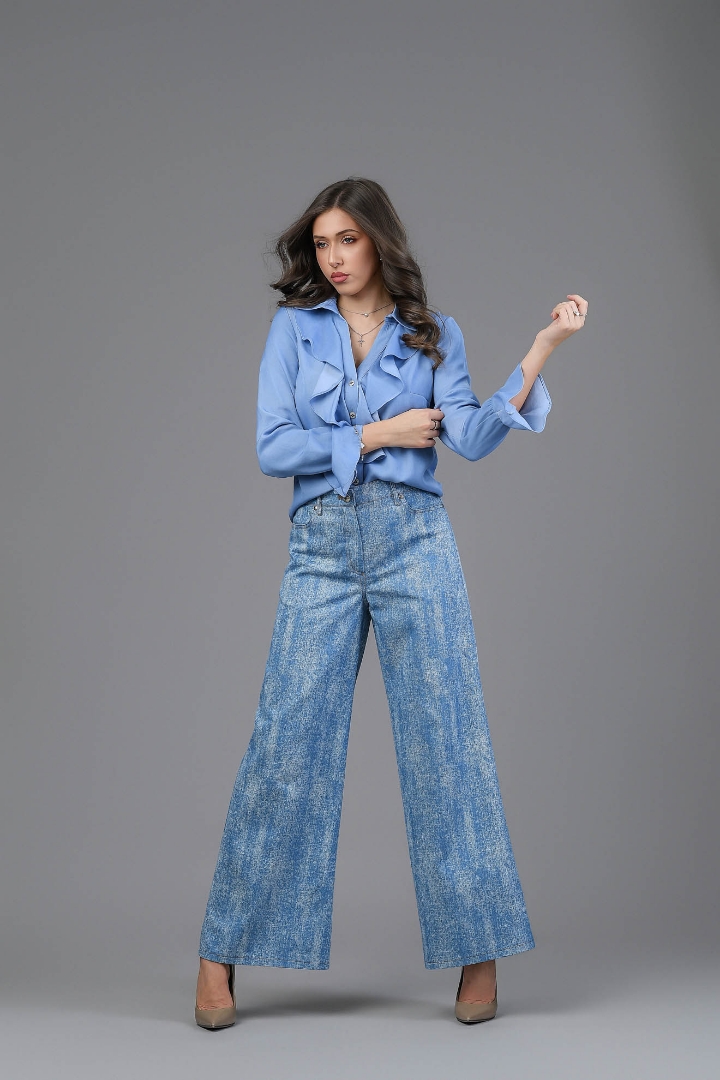 Imagine BLUZA GLORIA DENIM DESCHIS