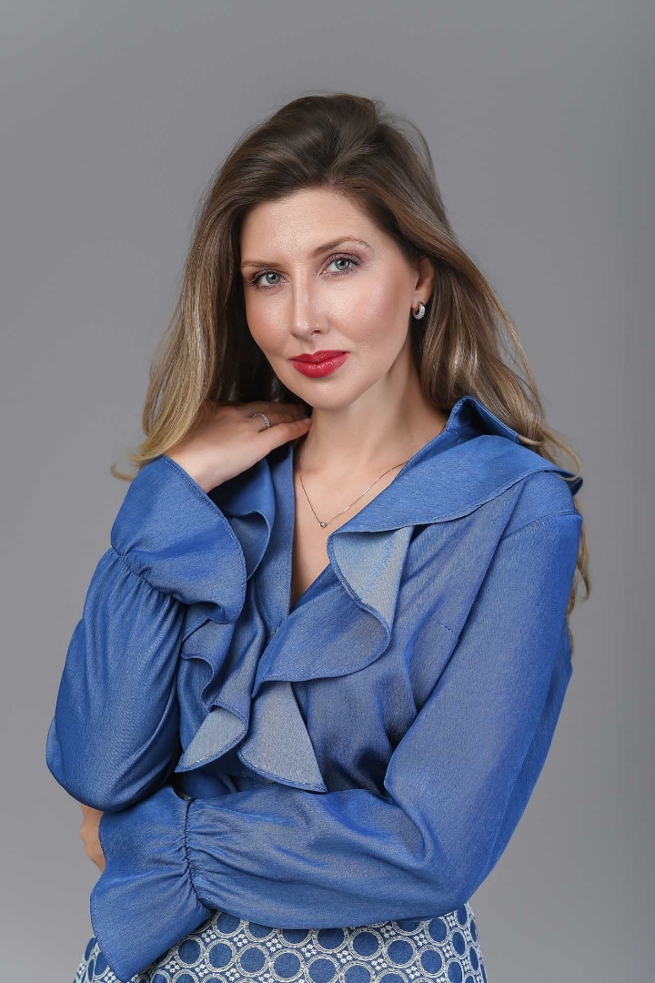 Imagine BLUZA GLORIA DENIM INCHIS