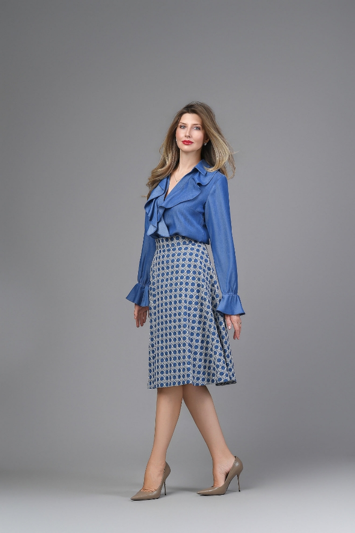Imagine BLUZA GLORIA DENIM INCHIS