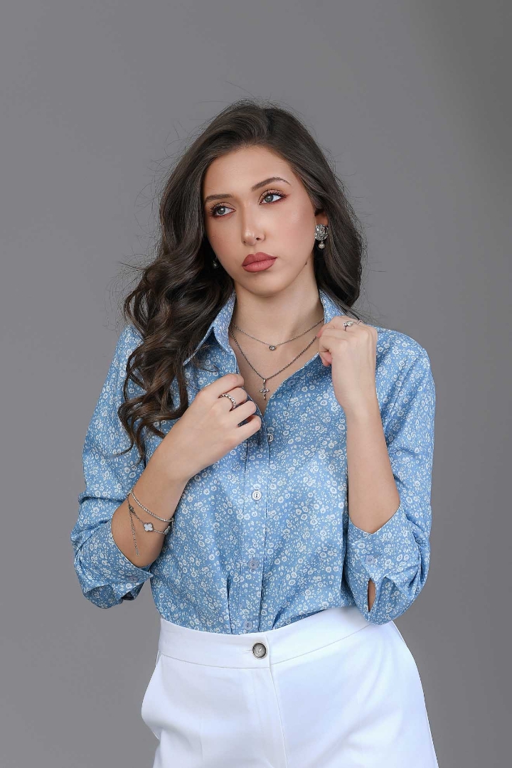 Imagine CAMASA GABRIELA DENIM DESCHIS