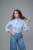 Imagine Camasa Iulia cu dungi bleu