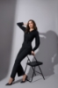 Imagine PANTALON ADELINA NEGRU CU DUNGI