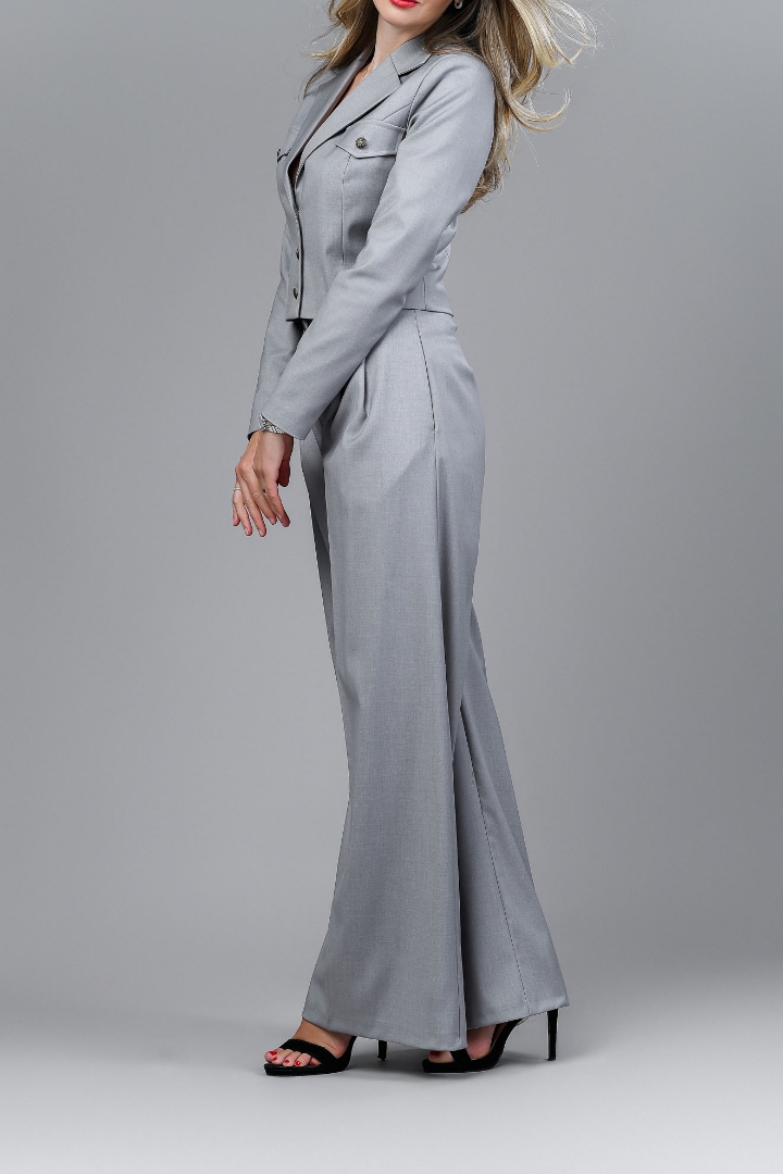 Imagine Pantalonul Saskia gri
