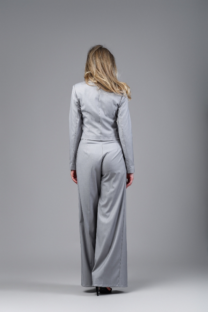 Imagine Pantalonul Saskia gri