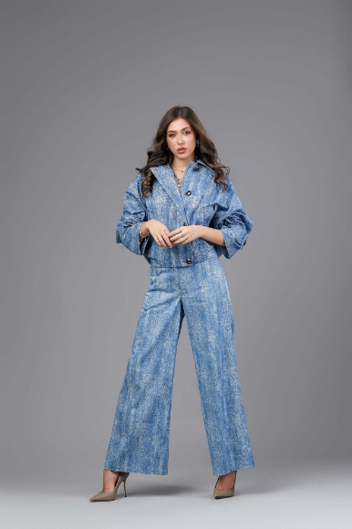 Imagine Pantalonul Simone denim