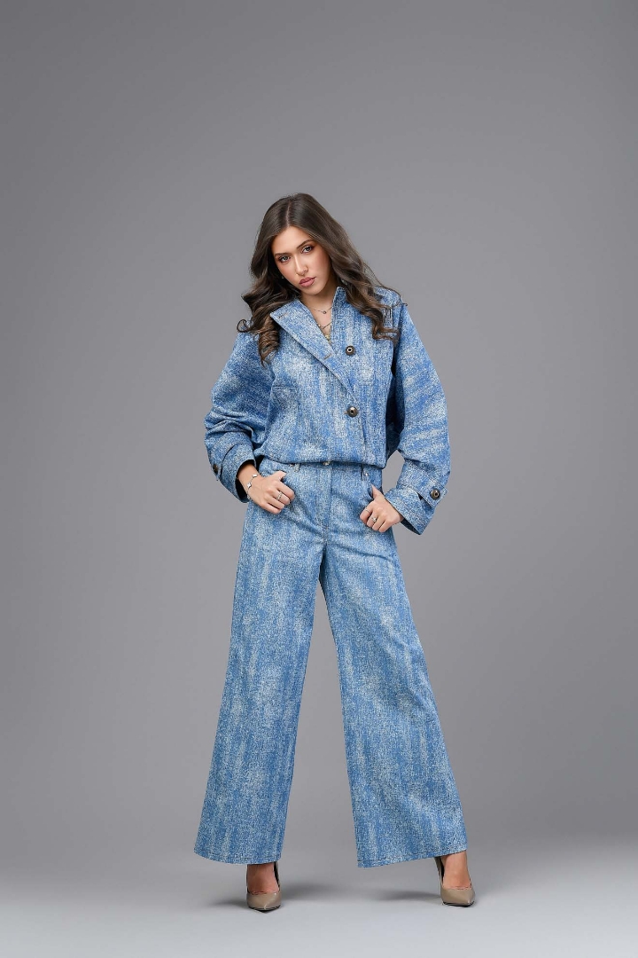 Imagine Pantalonul Simone denim