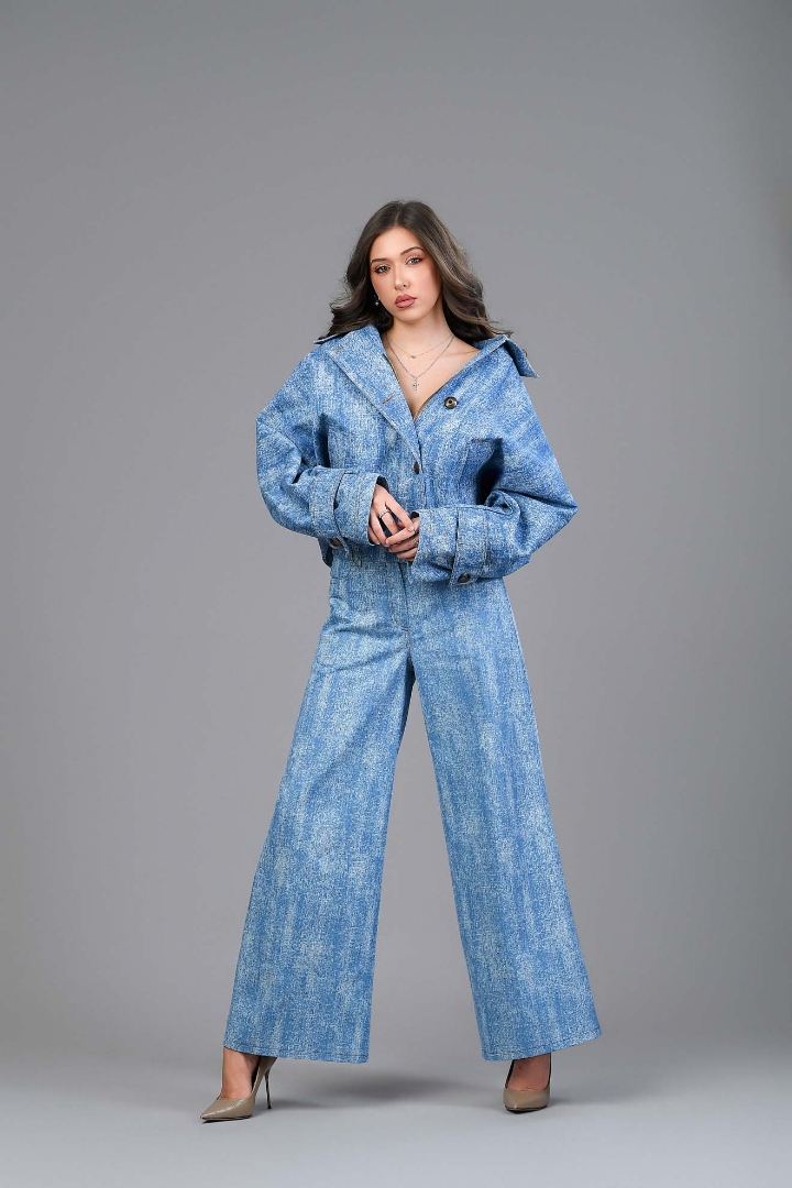Imagine Pantalonul Simone denim