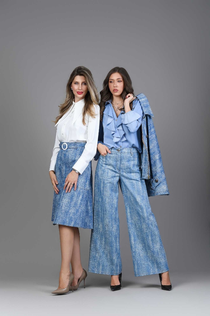 Imagine Pantalonul Simone denim